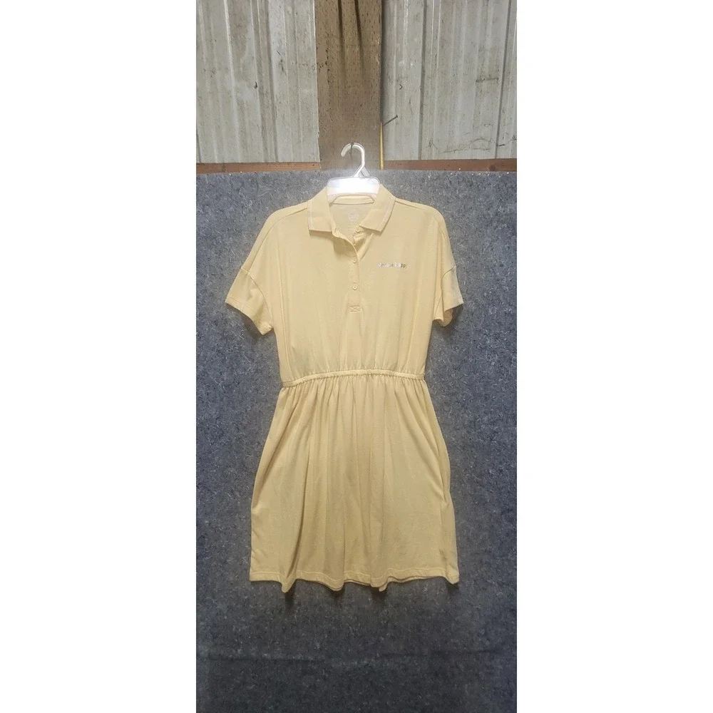 Wonder Nation Vent Back Dress Yellow/Suede Size XXL (18)